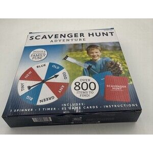 Scavenger Hunt Adventure Indoor/Outdoor 800 Item Search - OPEN BOX